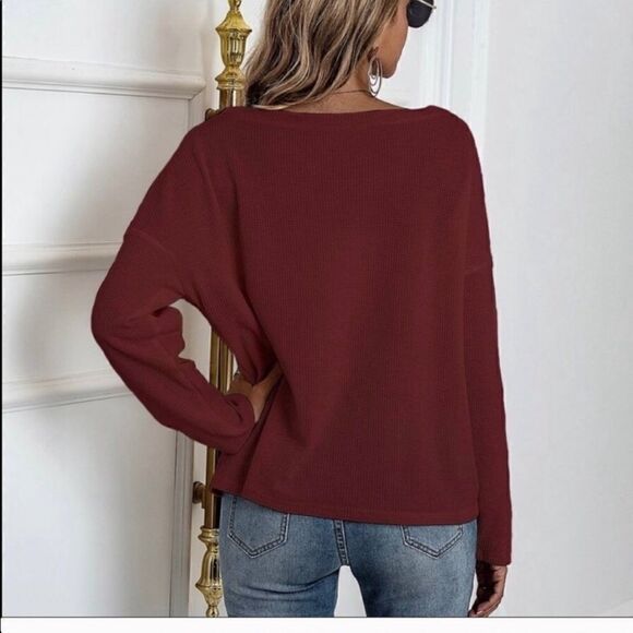 💼Waffle Weave Jersey/Sweater  - Picture 4 of 7